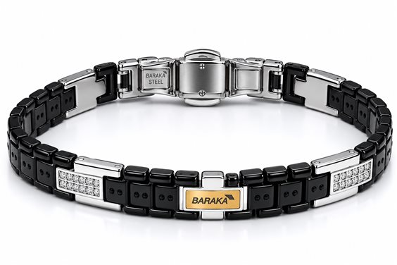Bracciale Baraka Uomo in Oro rosa Diamante Black BR214203RODN070018 - BR214203RODN070018